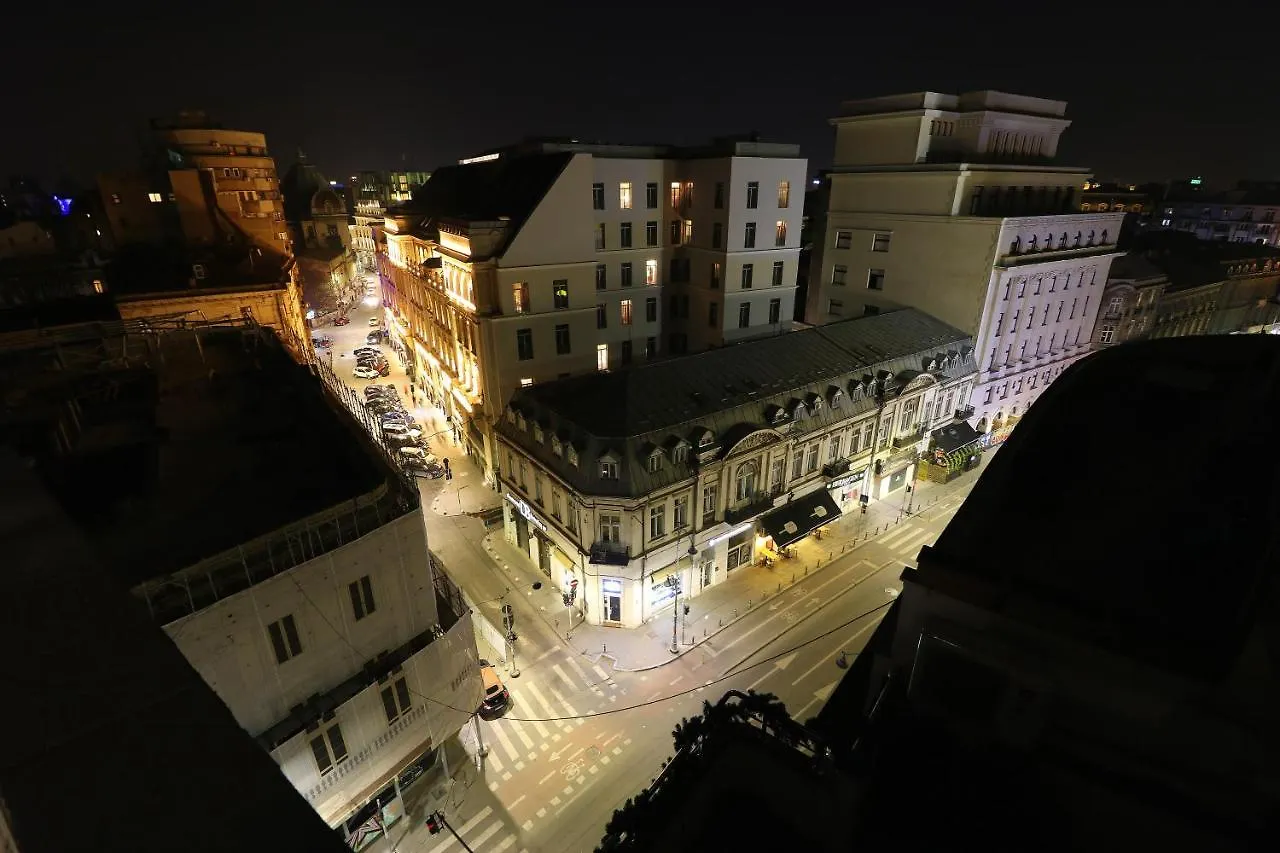 Deluxe Studio Old Center Panoramic View Terrace Apartment Bucharest