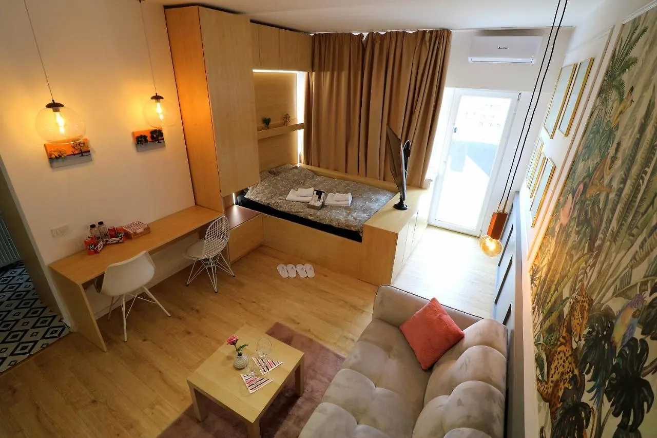 Apartmán Deluxe Studio Old Center Panoramic View Terrace Bukurešť