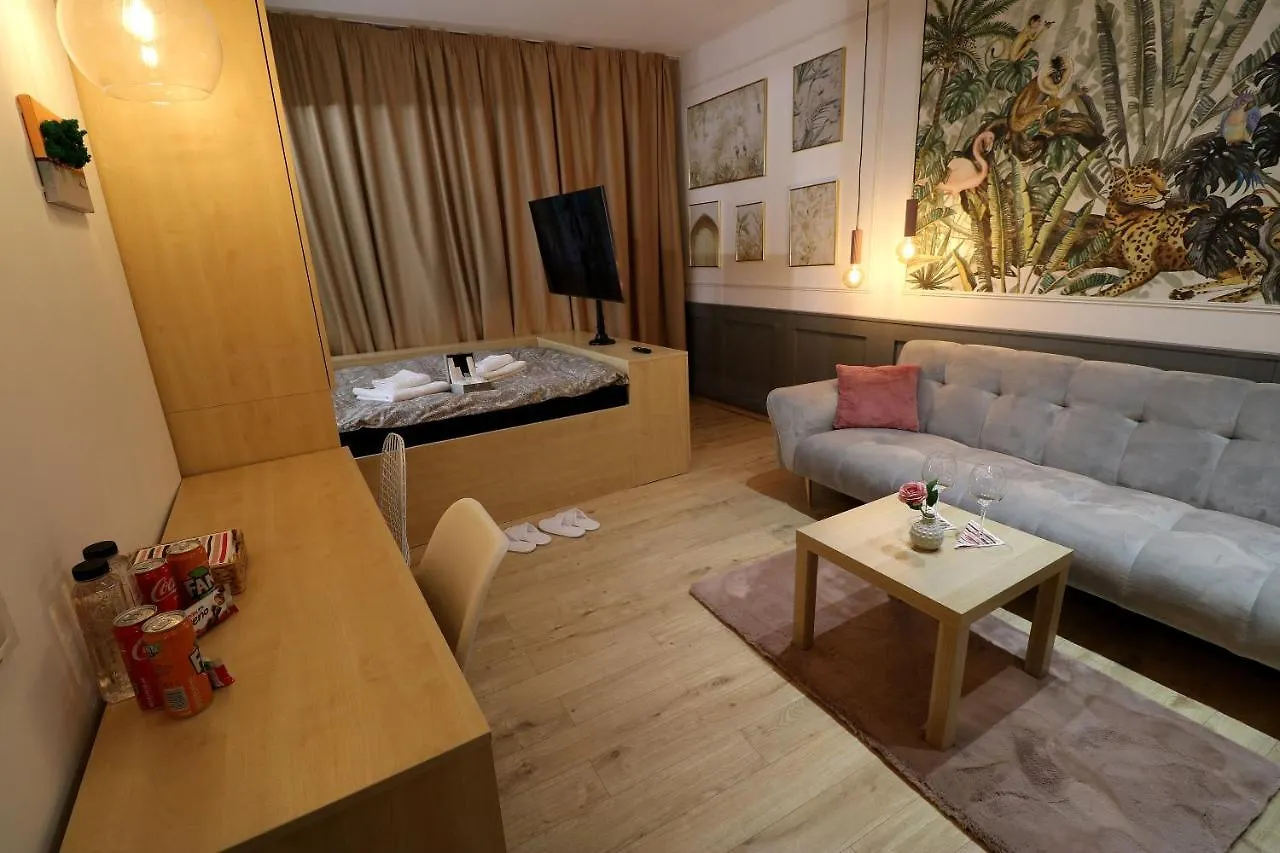 Deluxe Studio Old Center Panoramic View Terrace Apartment Bucharest