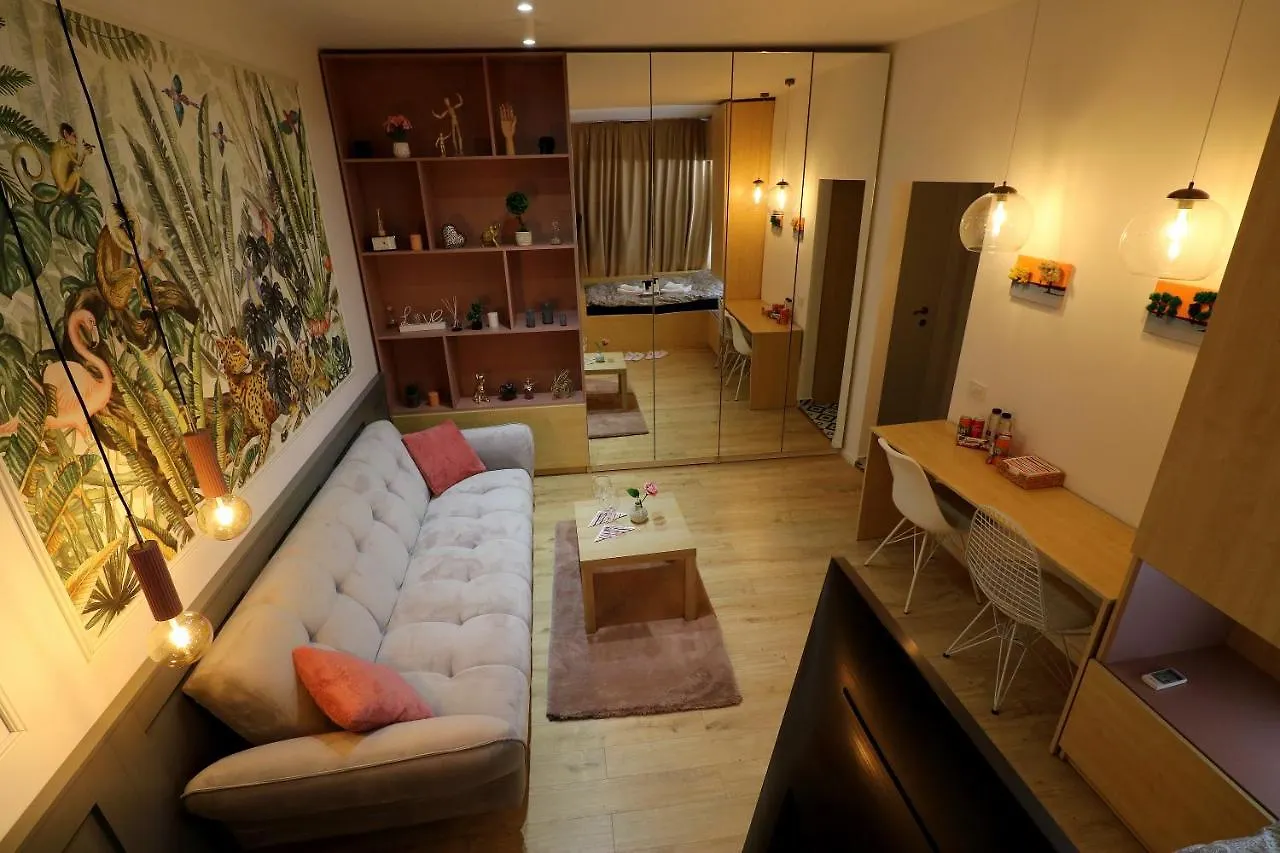 Deluxe Studio Old Center Panoramic View Terrace Apartment Bucharest Romania