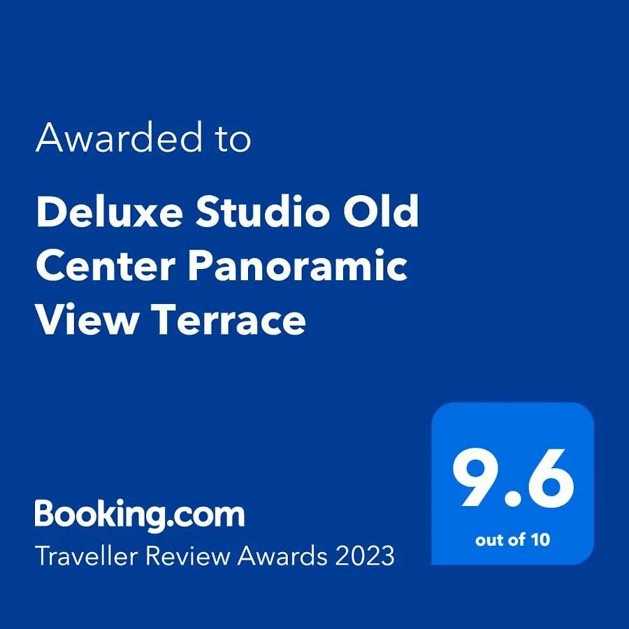 Deluxe Studio Old Center Panoramic View Terrace Apartment Bucharest