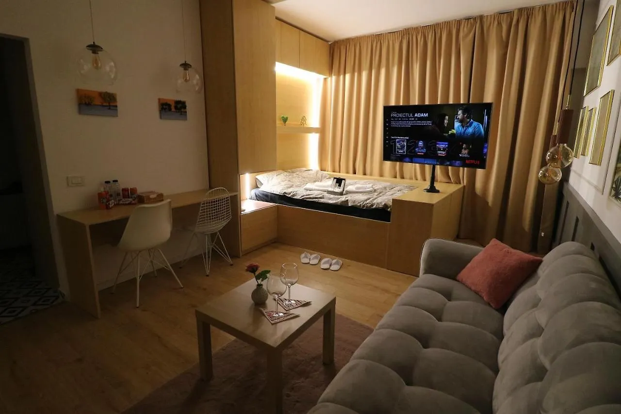 Deluxe Studio Old Center Panoramic View Terrace Apartment Bucharest Romania